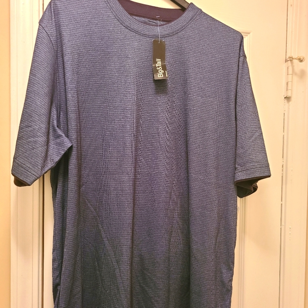 Mens Big n Tall scoop neck Van Heusen studio dress Tee